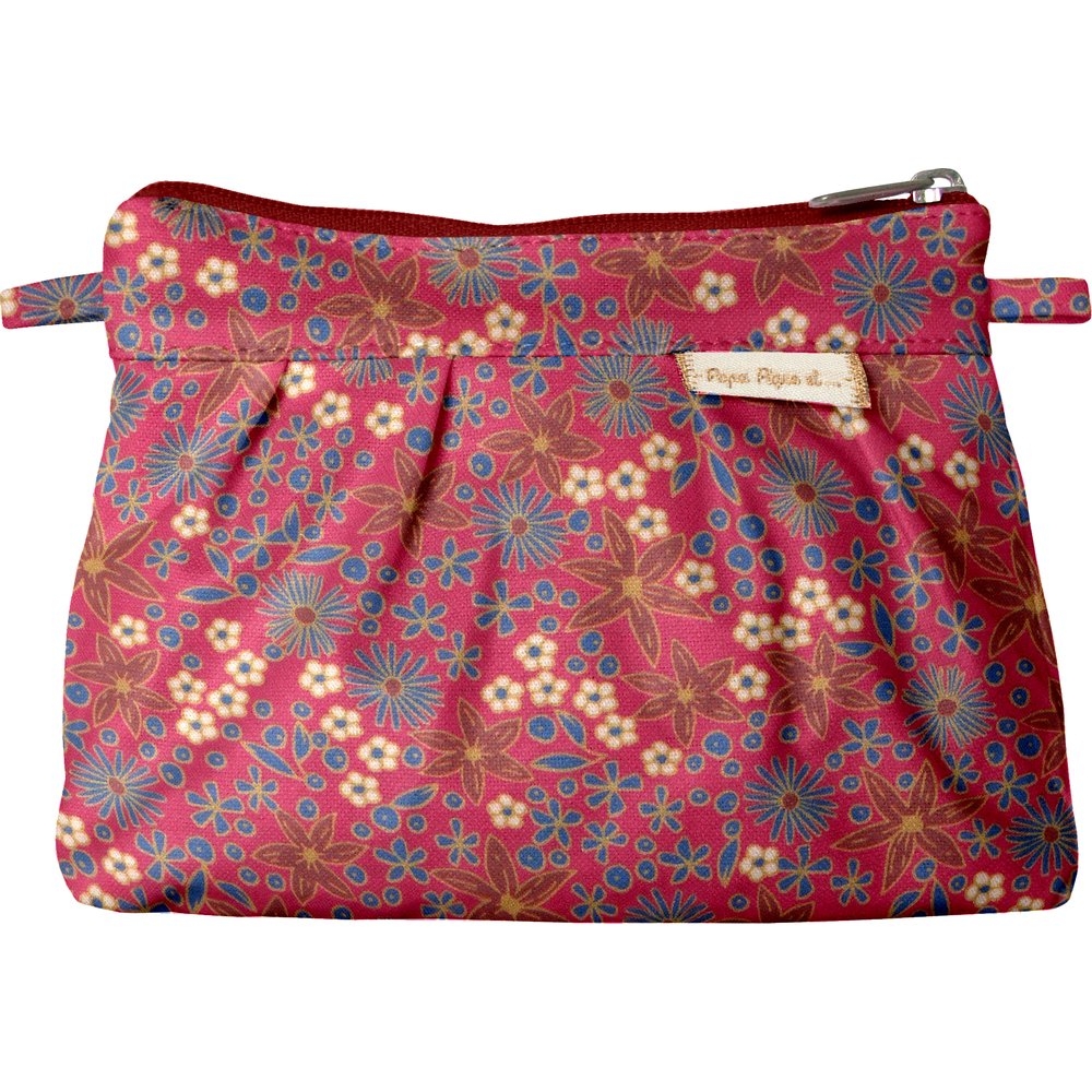 Mini Pochette Plissée Badiane Framboise