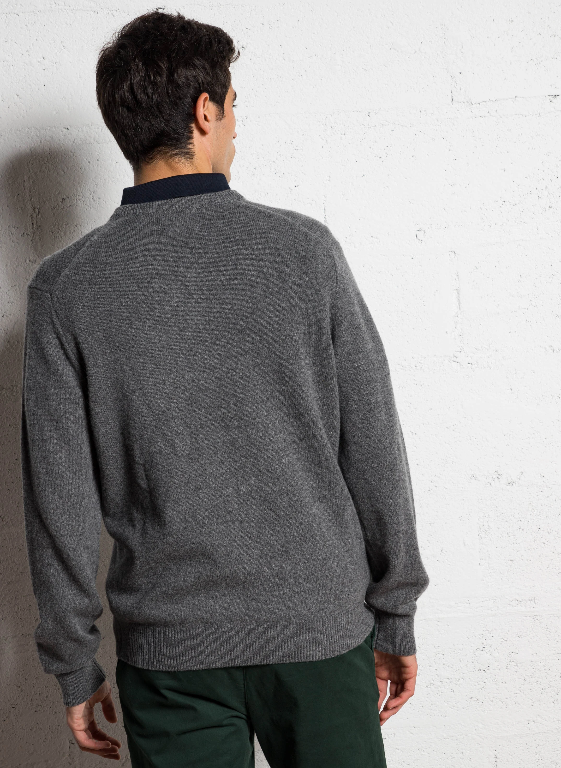 Polo brodé en coton | Bleu