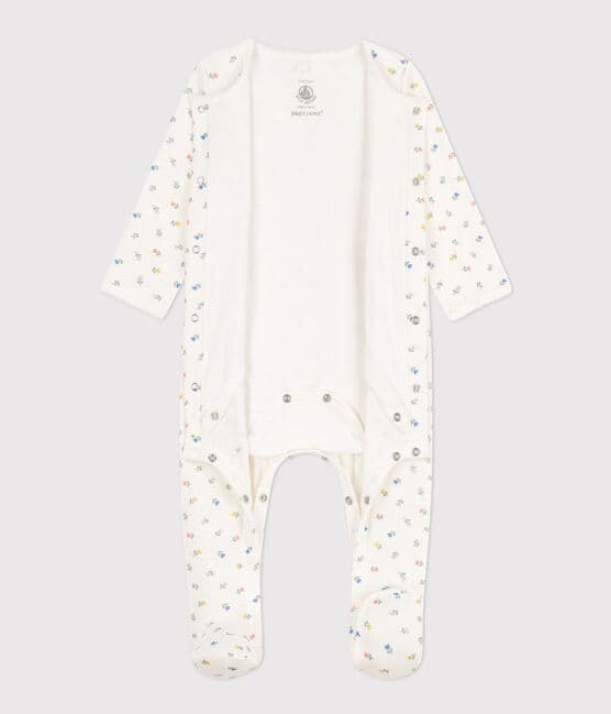 Bodyjama fleurs en coton