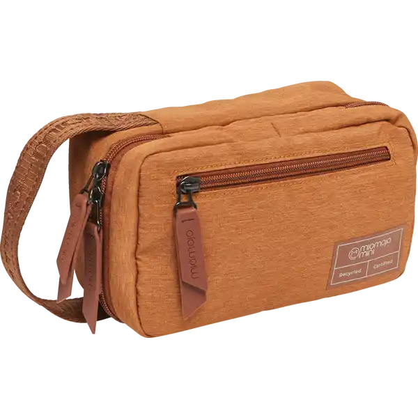 Herren-Kosmetiktasche rost / curry