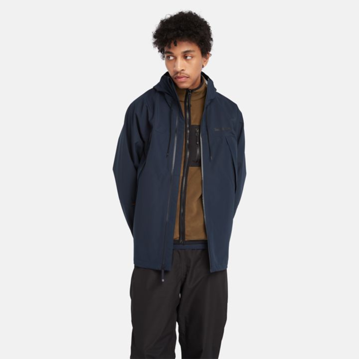 Jaqueta ergonômica masculina na cor azul marinho