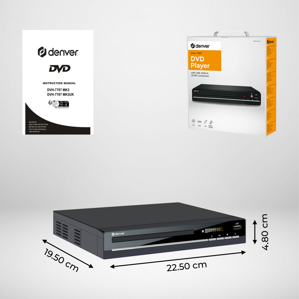 Denver DVH7787 HDMI DVD-speler