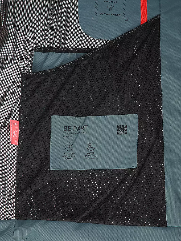 TOM TAILOR Parka petrol