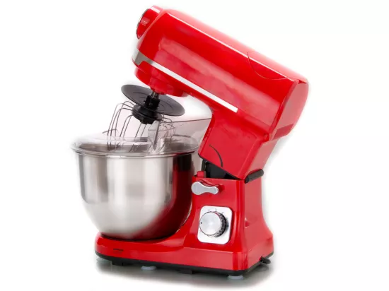 Robby Robot multifonctions 5l 1000w rouge avec hachoir et blender 1,5l en verre - robimix rouge