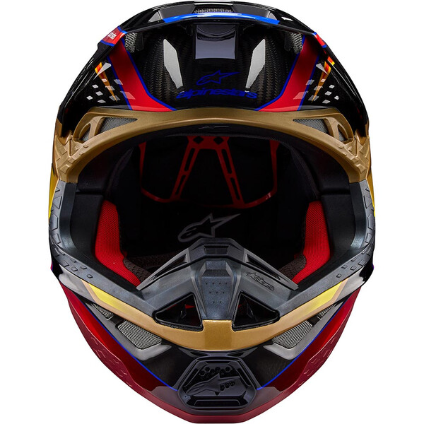 Alpinestars - Casque Supertech S-M10 Era Or / Noir / Rouge / Brillant