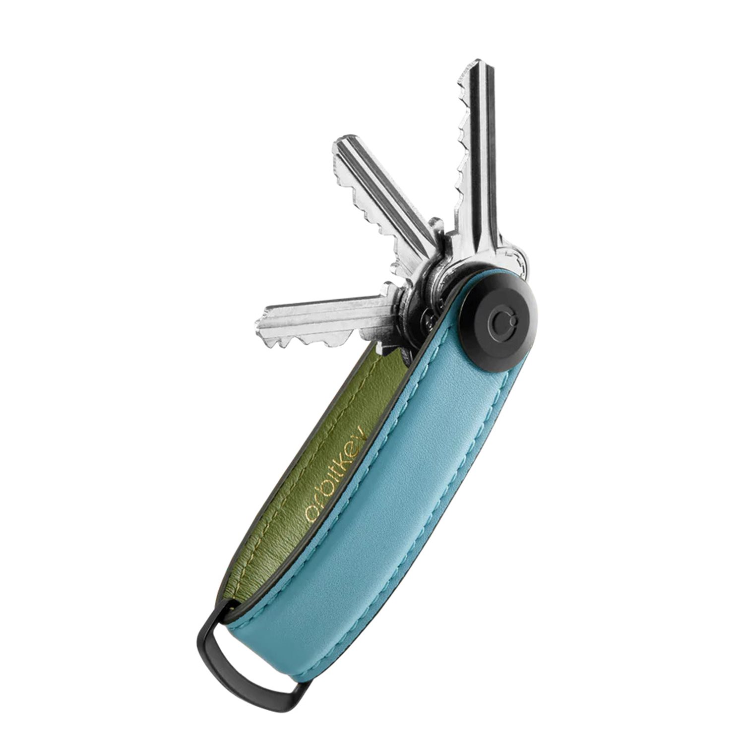 Orbitkey Premium Leather 2.0 Keyholder sea foam