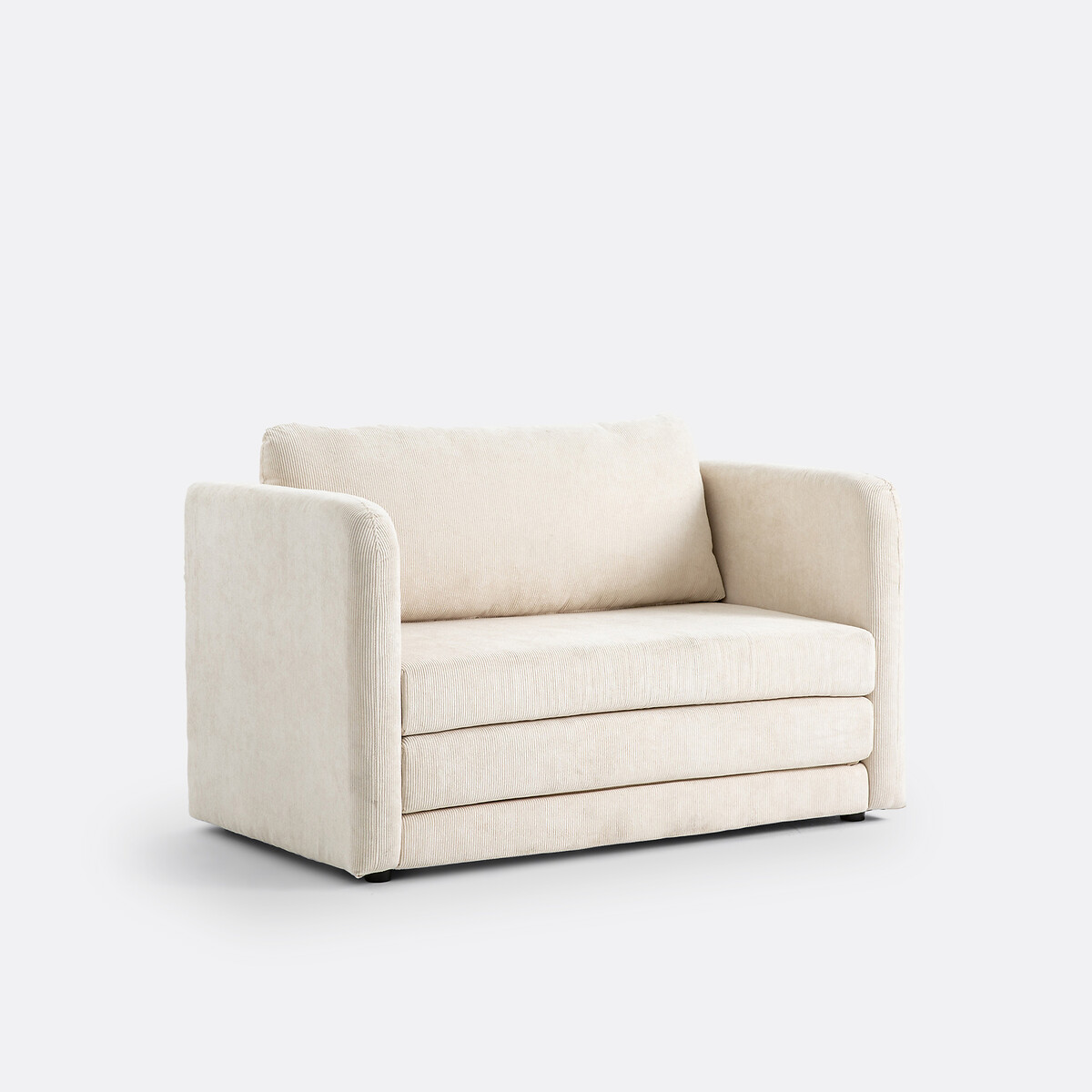 LA REDOUTE INTERIEURS<br>Sofá-cama em veludo canelado Hazel