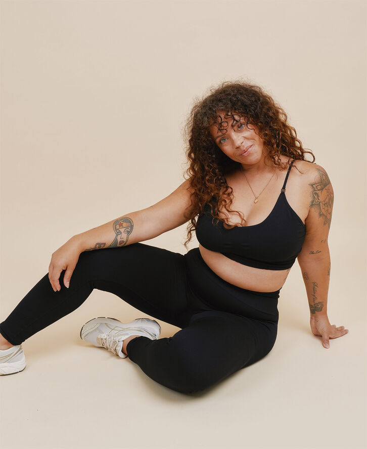 Cartel Copenhagen Soft Seamless bra - Nero Sort