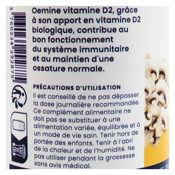 Oemine Sistema Imunológico D2 60 cápsulas