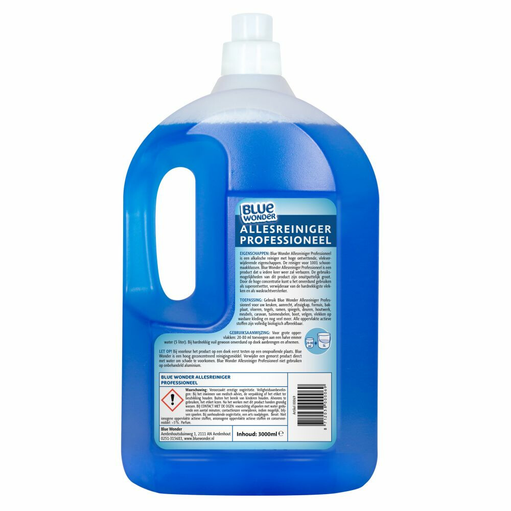 Blue Wonder Professionele Allesreiniger 3000 ml