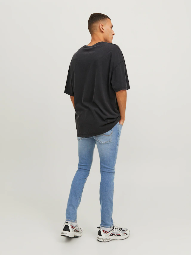 Jack & Jones Skinny-fit-Jeans »JJILIAM  Skinny Jeans mit Used-Waschung für schlanke Silhouette«, Abriebeffekte, modisch, skinny fit, Baumwollmischung,