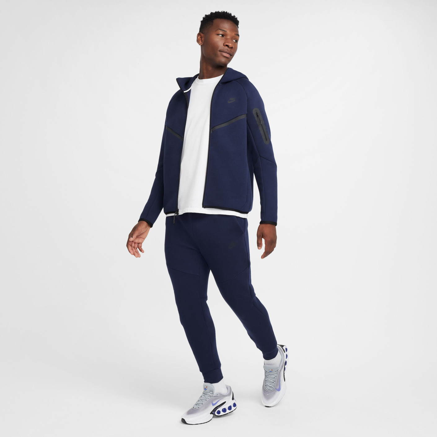 Nike Tech Fleece Sportswear Joggingbroek Donkerblauw Zwart