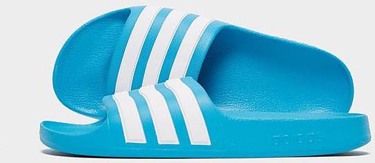 Adidas Perfor ce Adilette Aqua badslippers blauw wit Rubber 31