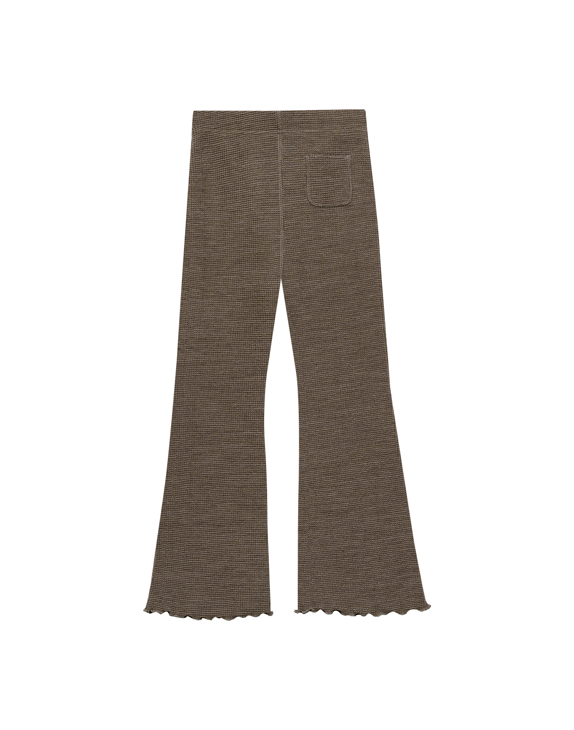 Broek met wafelpatroon in merinowol voor kinderen