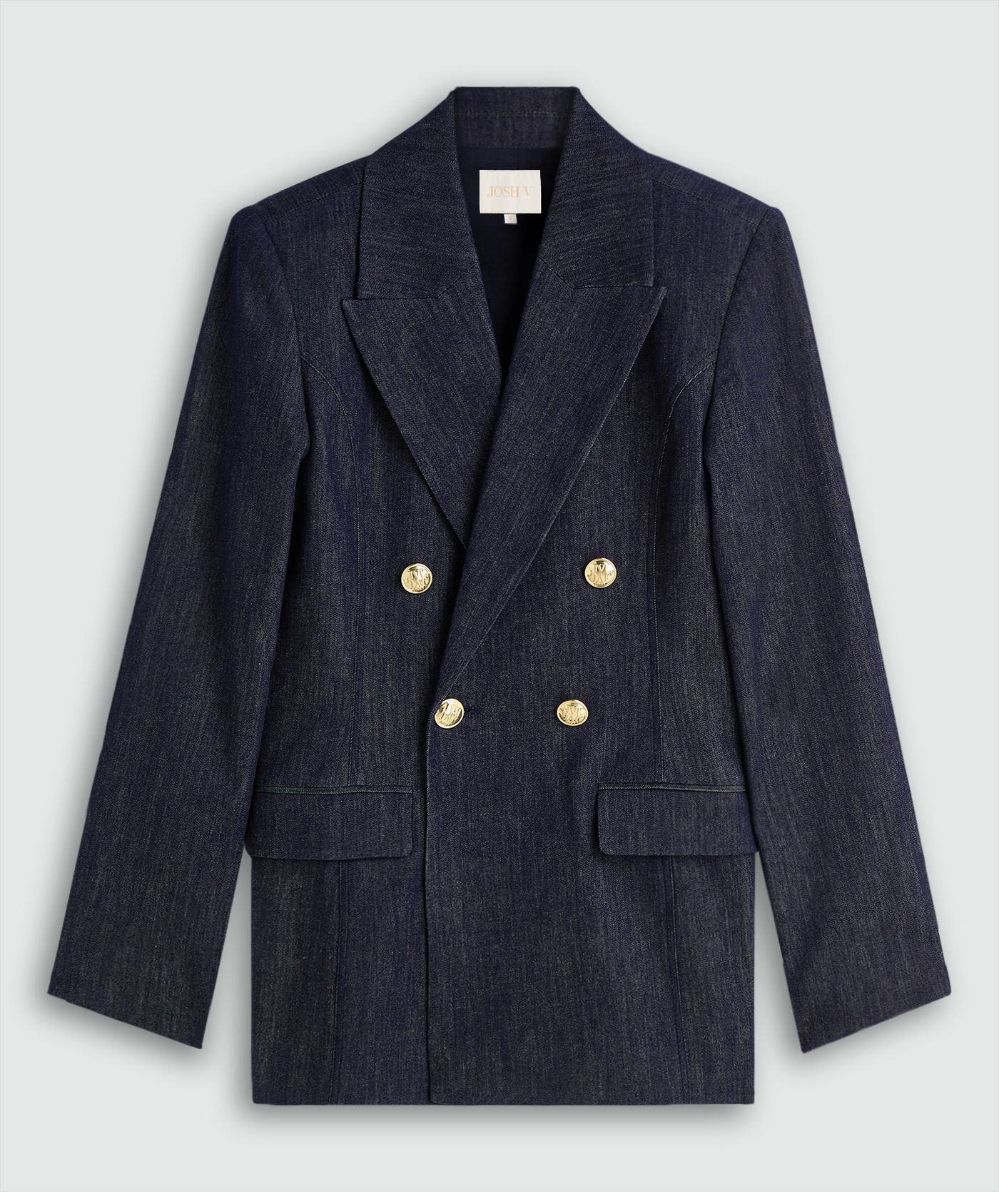JV-BLUEBELL fitted blazer  - dark blue chambray