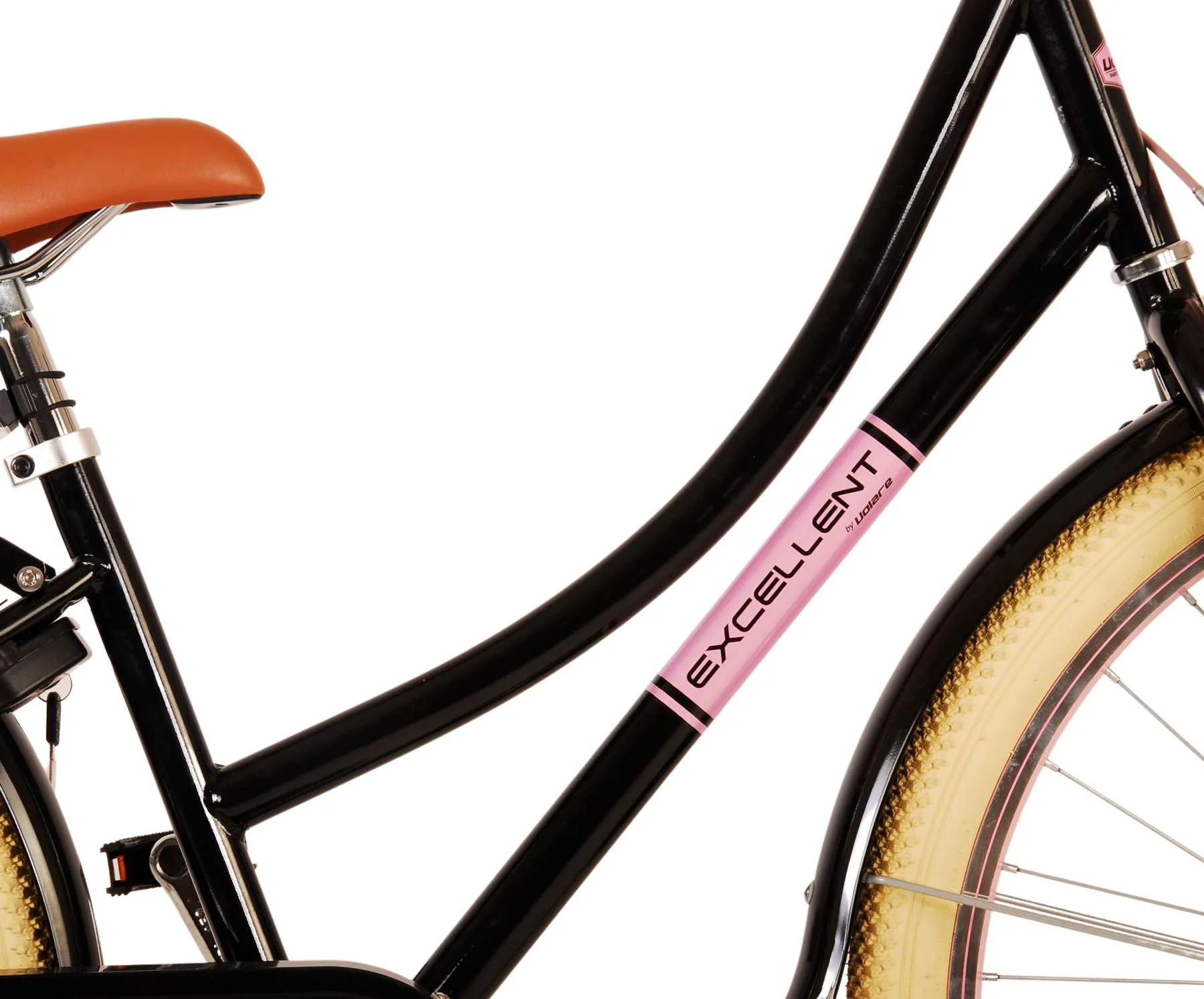 Kinderfahrrad Excellent Fahrrad für Mädchen 26 Zoll Kinderrad Schwarz