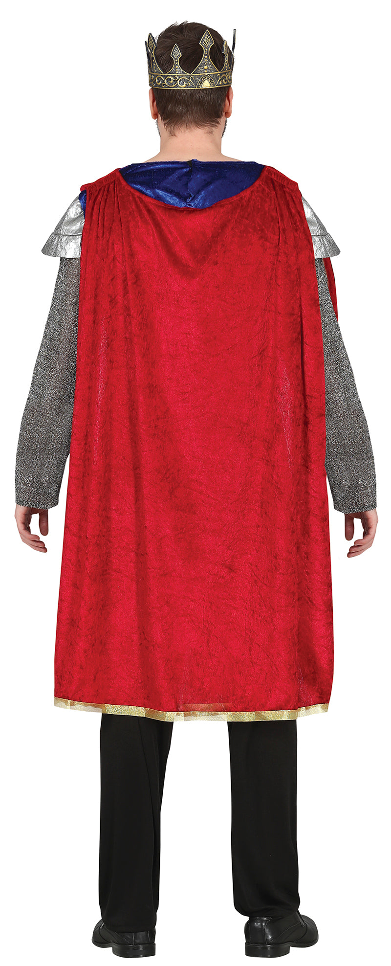 Koning Kostuum Blauw Heren