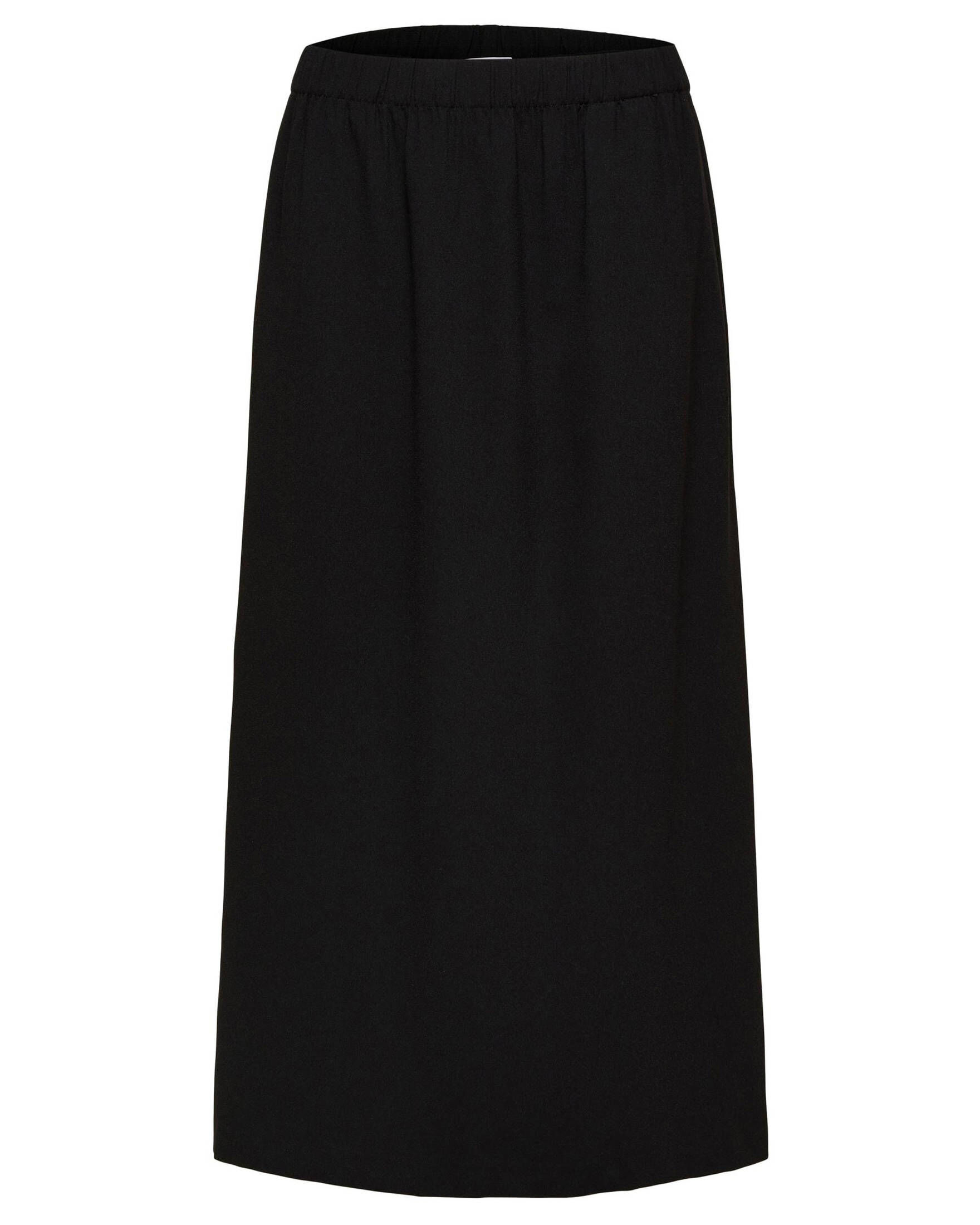 Selected Femme| Damen Rock SLFTINNI-RELAXED MW MIDI SKIRT B