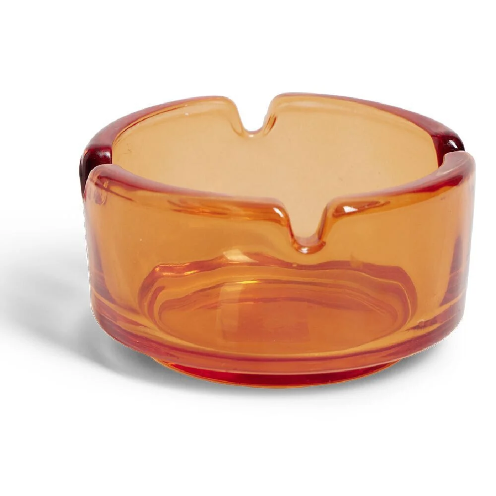 Cendrier en verre Ø7,2xH3,6cm - 6 modèles