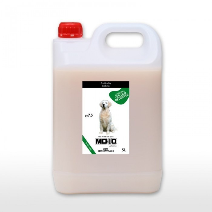 Shampoo para cães da raça Golden Retriever, fragrância neutra.