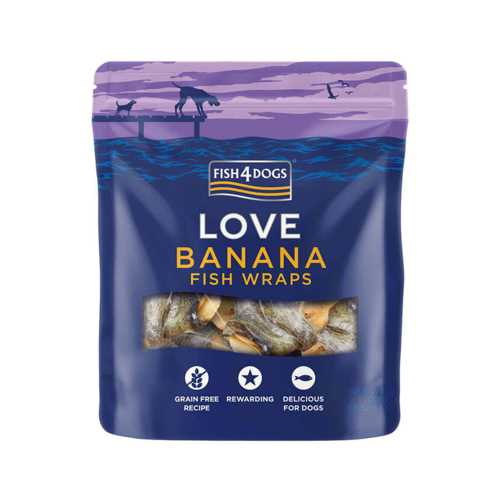 Fish4Dogs Banana Fish Wraps