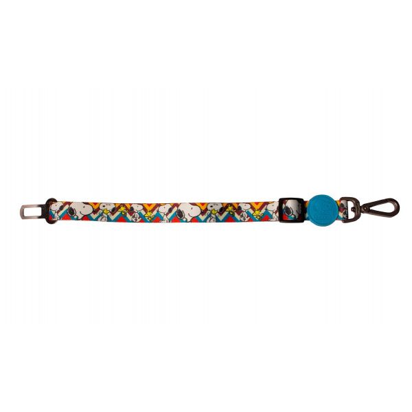 Zooz Pets Cinto de Segurança Zig Zag Oficial Snoopy L