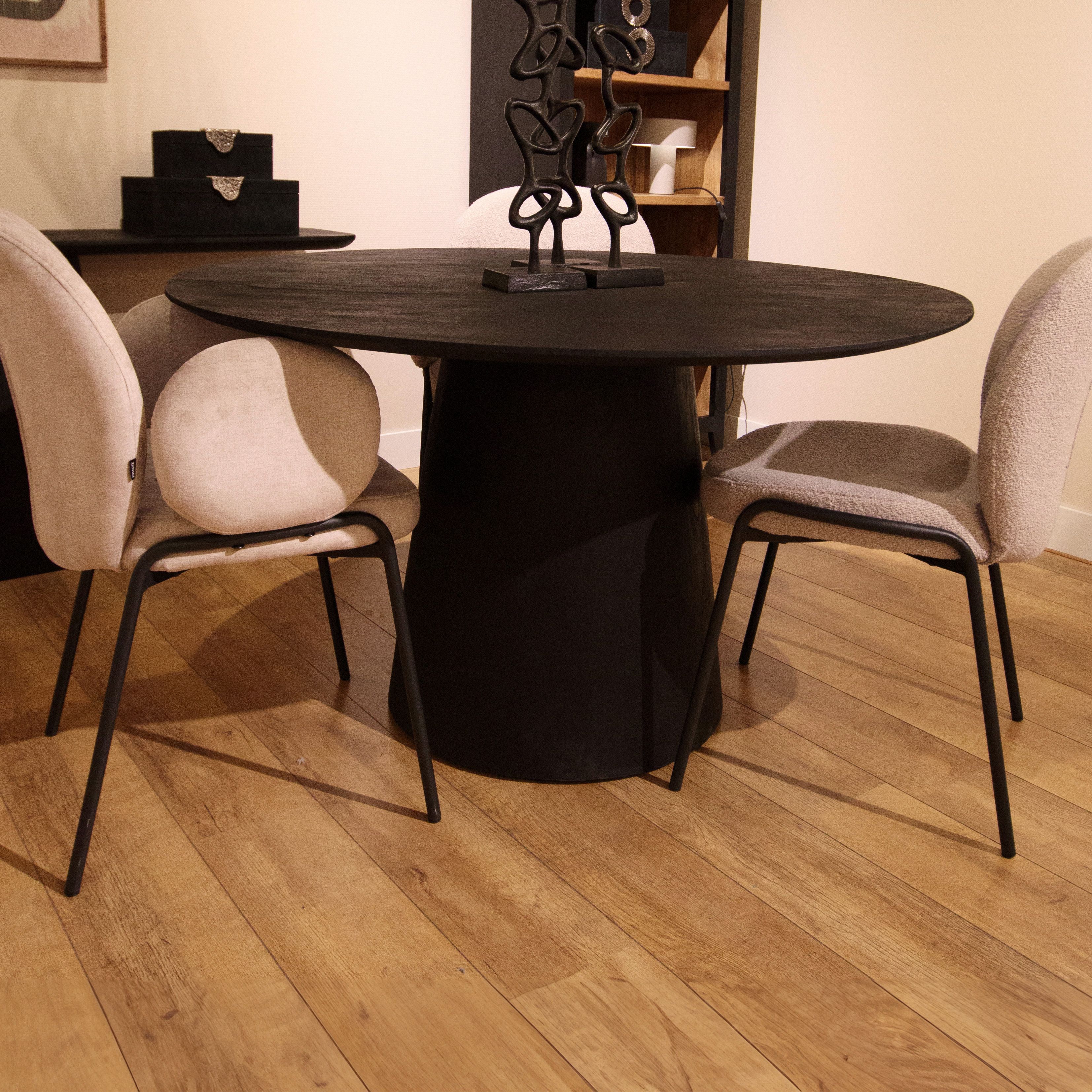 Eettafel Black Silvam ⌀130  x H76 cm