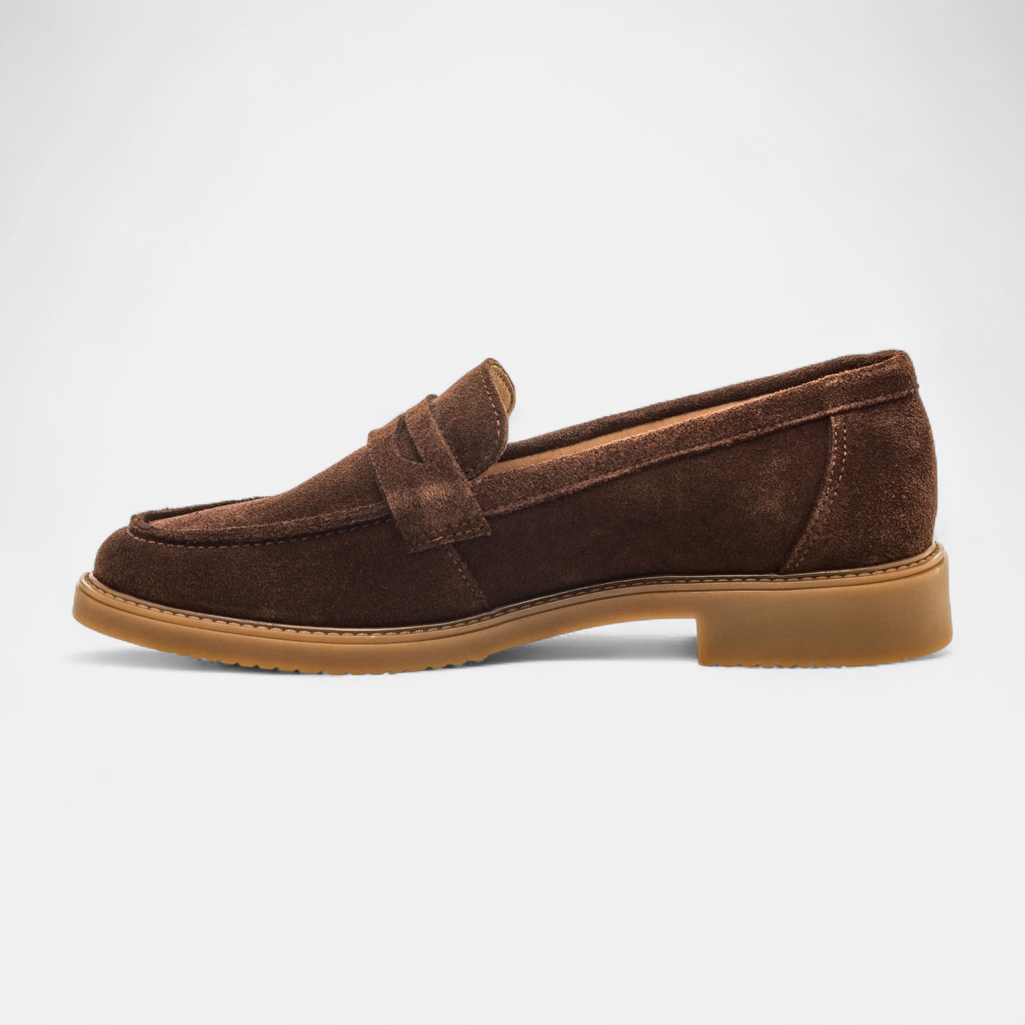 Mocassins Femme en cuir marron