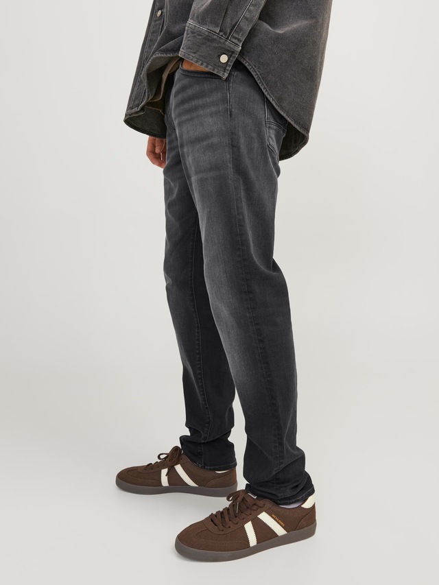 Jack & Jones Slim-fit-Jeans »JJIGLENN – Jeans mit Stretch, niedriger Leibhöhe und Taschen«, used, modisch, slim fit, Denim/Jeans