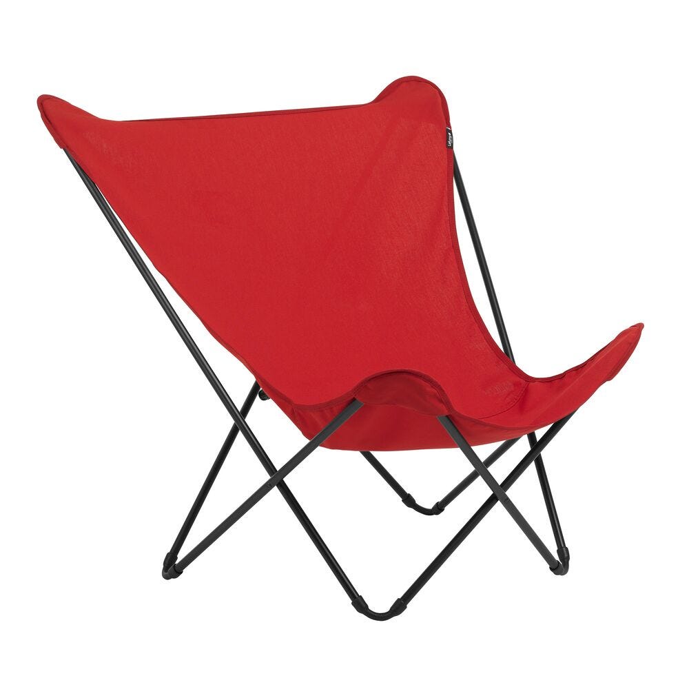 Breiter Butterfly Chair Pop Up XL Airlon Rot Garance