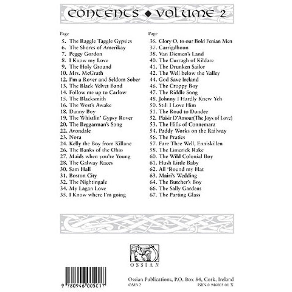 Hal Leonard Folksongs & Ballads Popular In Ireland Vol. 2 voor piano, gitaar en zang