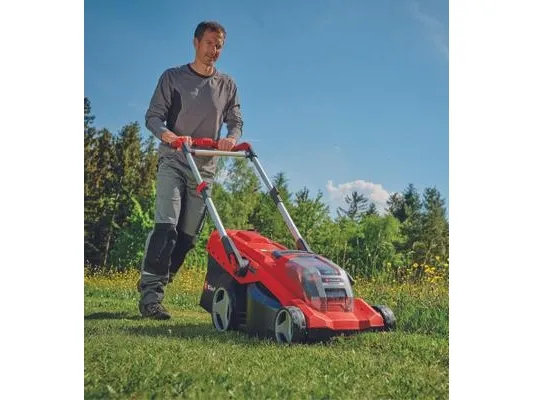 Einhell Einhell RASARRO akku plæneklipper 42 cm m/batteri og twinlader 2x5,2 Ah