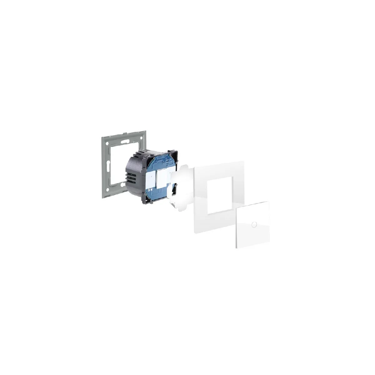 Ledkia Bouton Poussoir Sonnette Tactile Modern - Blanc