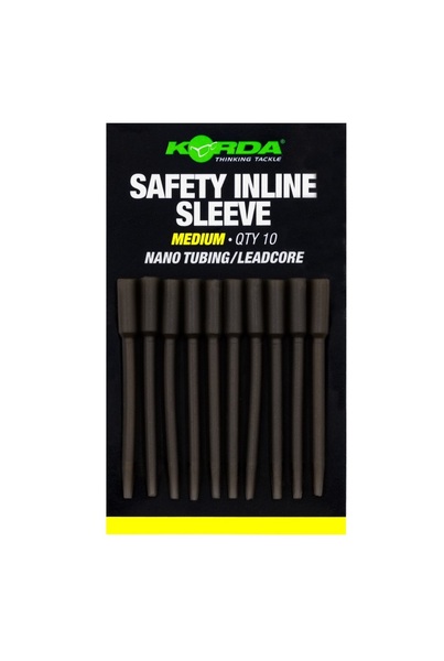 Korda Safety Inline Sleeve Nano Tubing/Leadcore (10 Pièces)