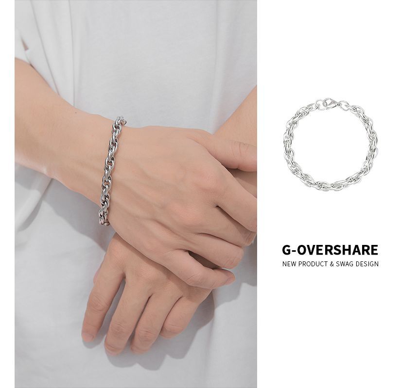 Black Degree - Armband / ketting van roestvrij staal