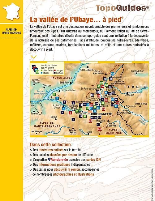 FFRP - P043 LA VALLEE DE L UBAYE A PIED FFRP