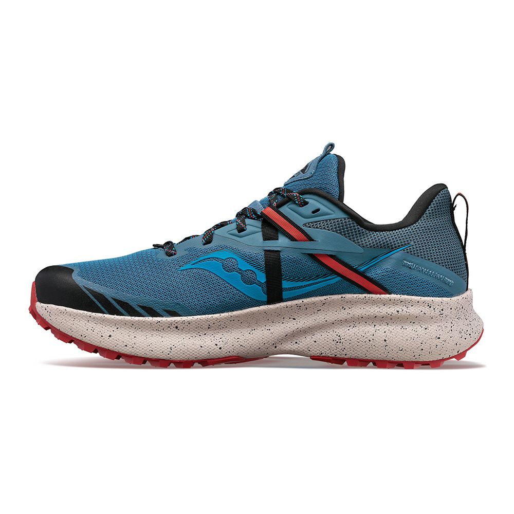 Saucony RIDE 15 TR - Chaussures trail Homme deep sea/lava