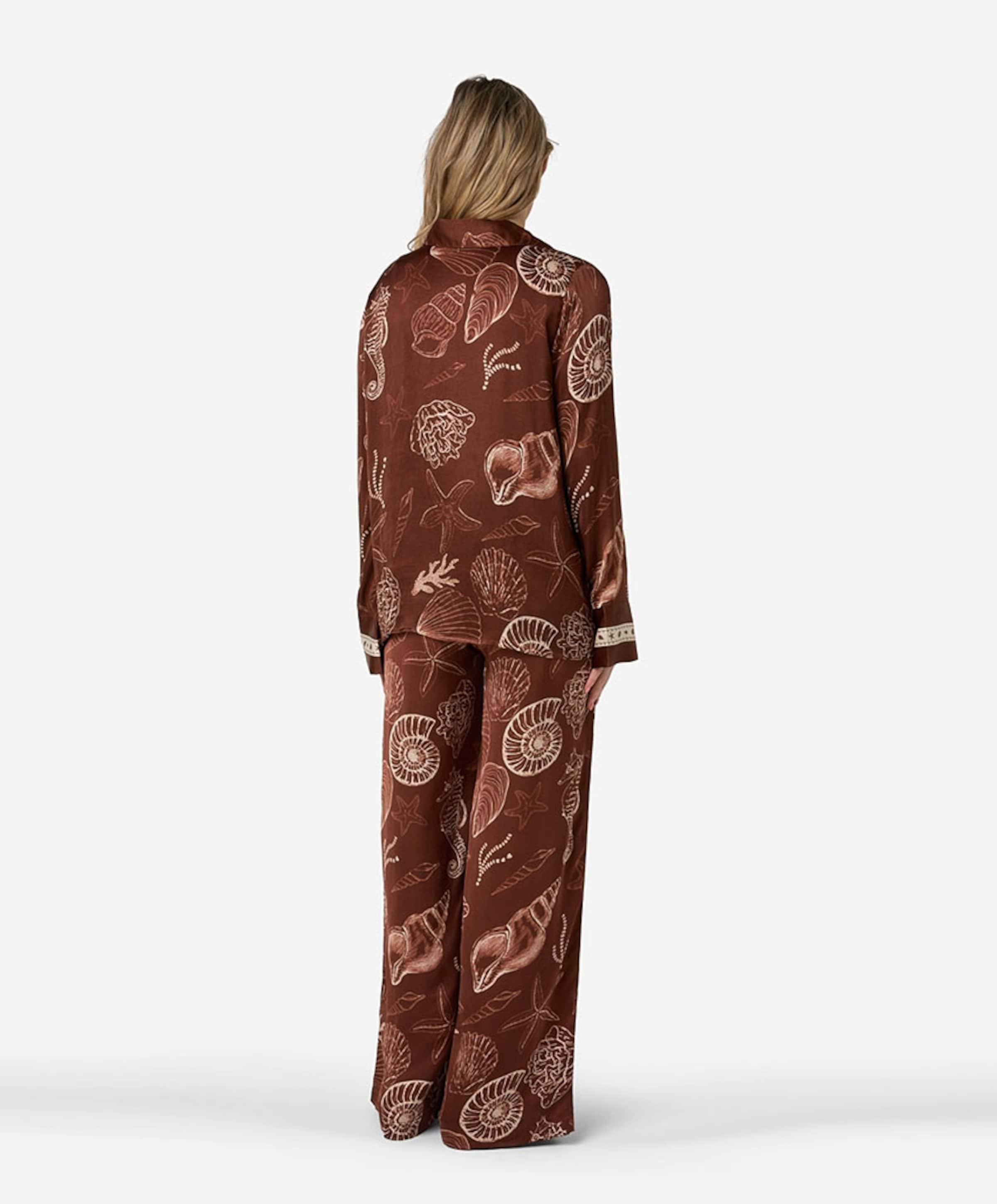 Ibana Dames blouse bruin