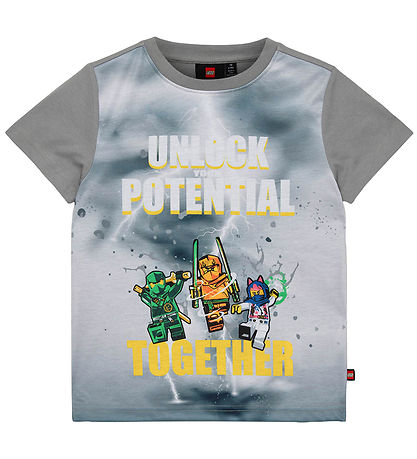 LEGO? Ninjago T-shirt  - LWTano - Light Grey