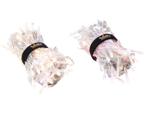 Twinkly LED-lichtsnoer, 190 LED's, warm wit, koel wit, amber, incl. Wi-Fi en app-bediening