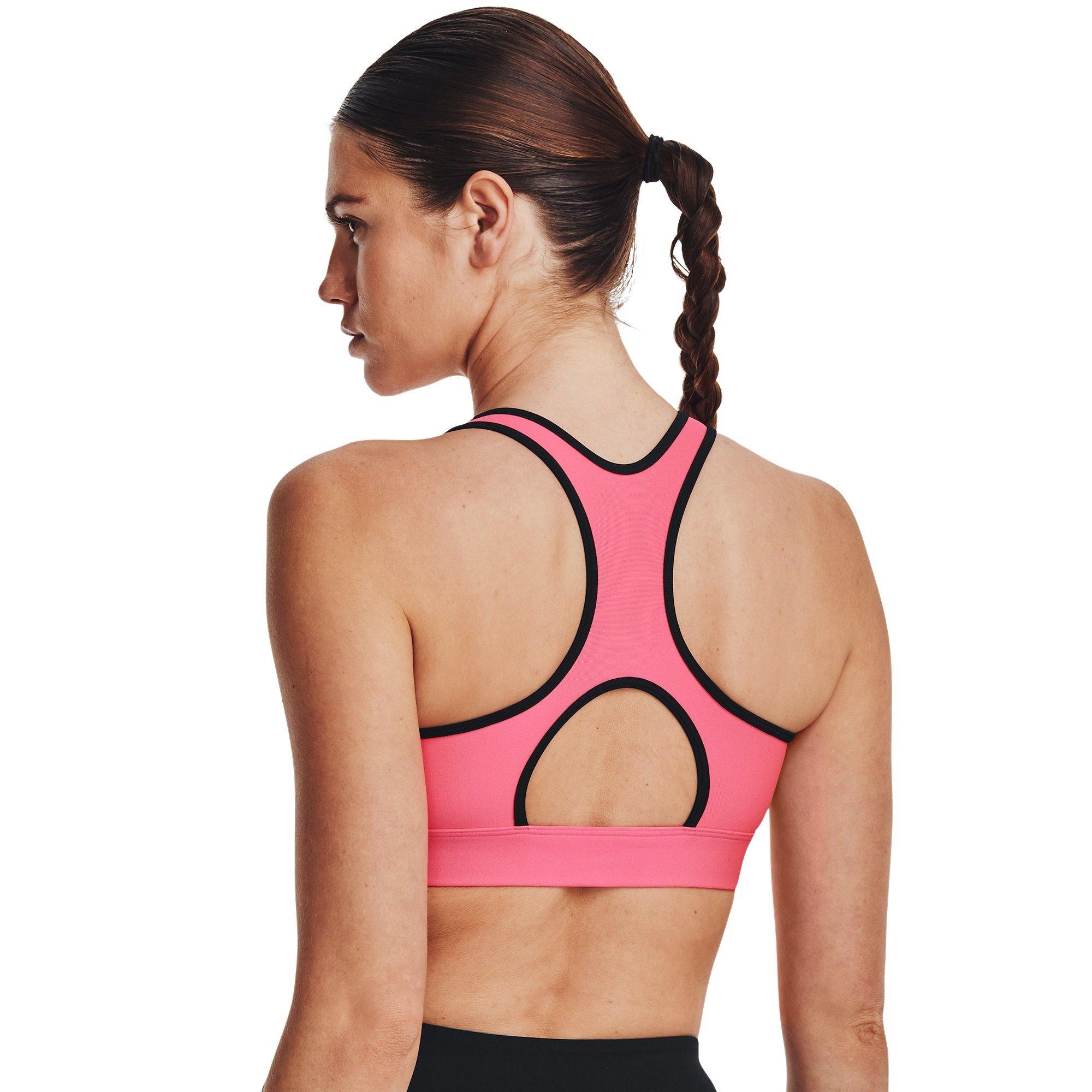 Under Armour UA HeatGear Armour Mid Padless Sports Bra Womens