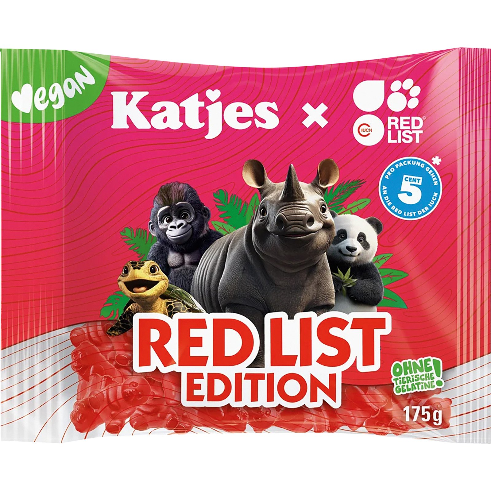 Katjes Red List Edition 175 g