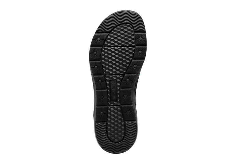 NEW FEET SORT GLATSKINDS SKO MED ORTHESTRETCH