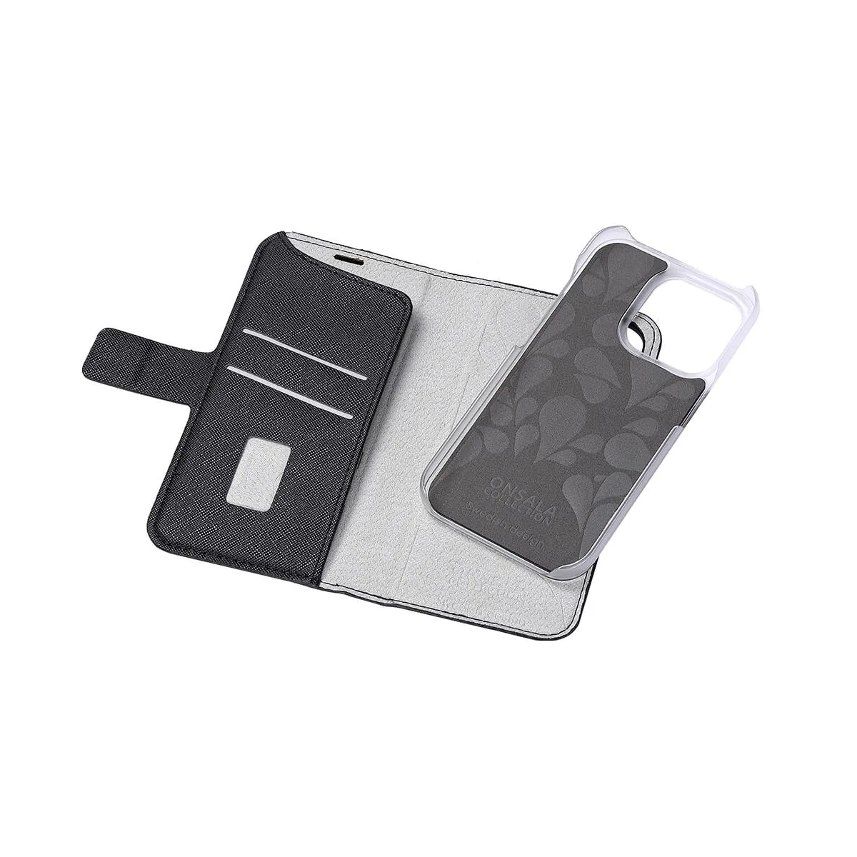 Onsala Apple iPhone 14 Pro lommebokdeksel (midnattsort)