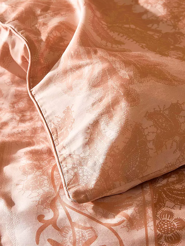 ESSENZA Satin Bettwäsche 70x90cm / 140x200cm Maere Pink Sand koralle