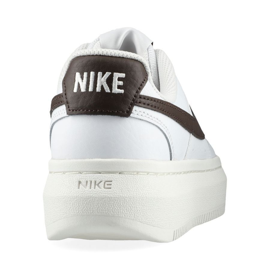 Nike Chaussures Court Vision Alta - Blanc/Baroque Brown/Blanc Cassé Femme