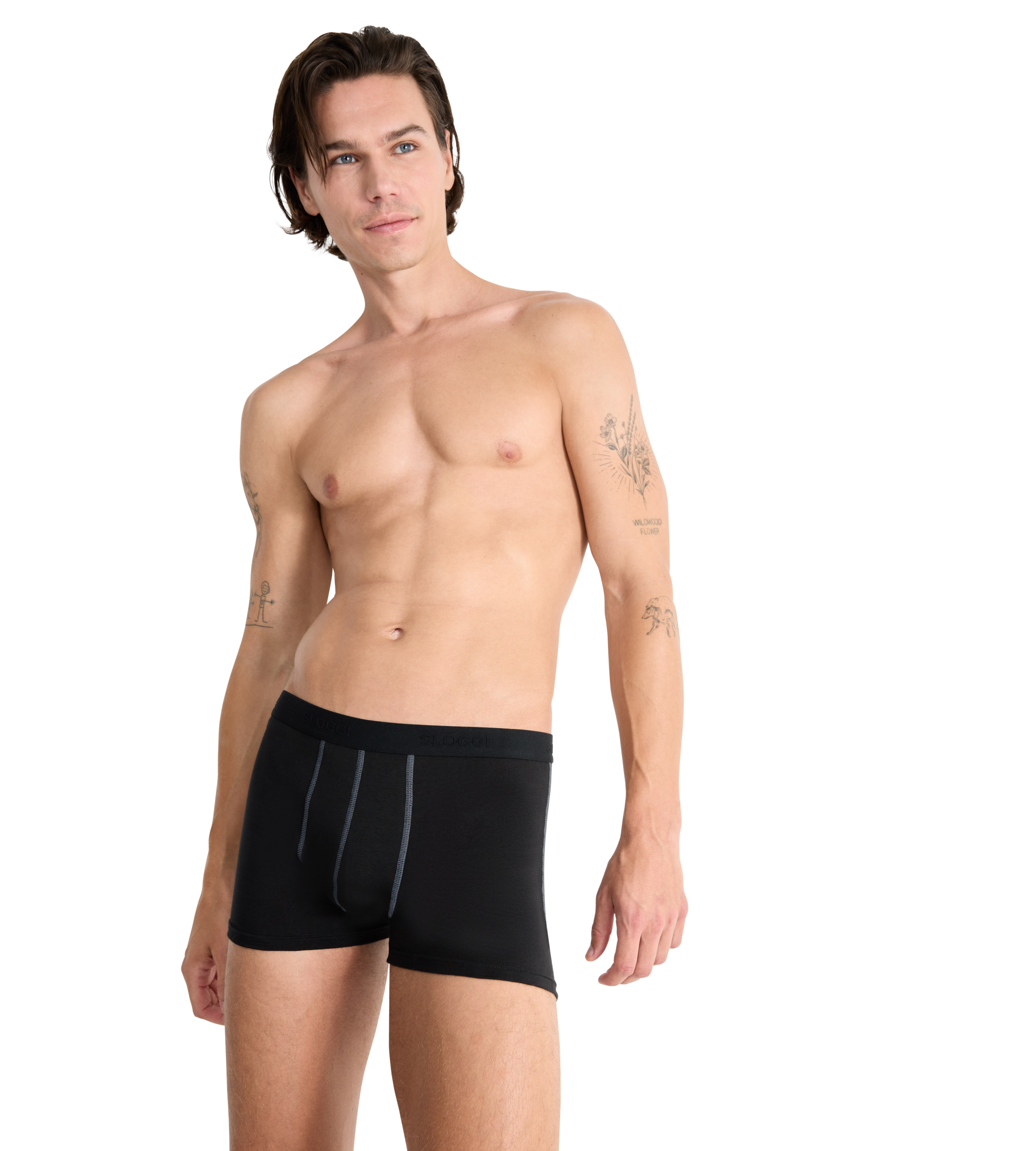 sloggi Boxer »Men 24/7«, weich, atmungsaktiv, Baumwollmix, elastisch, Soft-Bund