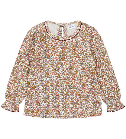 Hust and Claire Bluse - Waffel - Ariella - Hafermilch m. Blumen