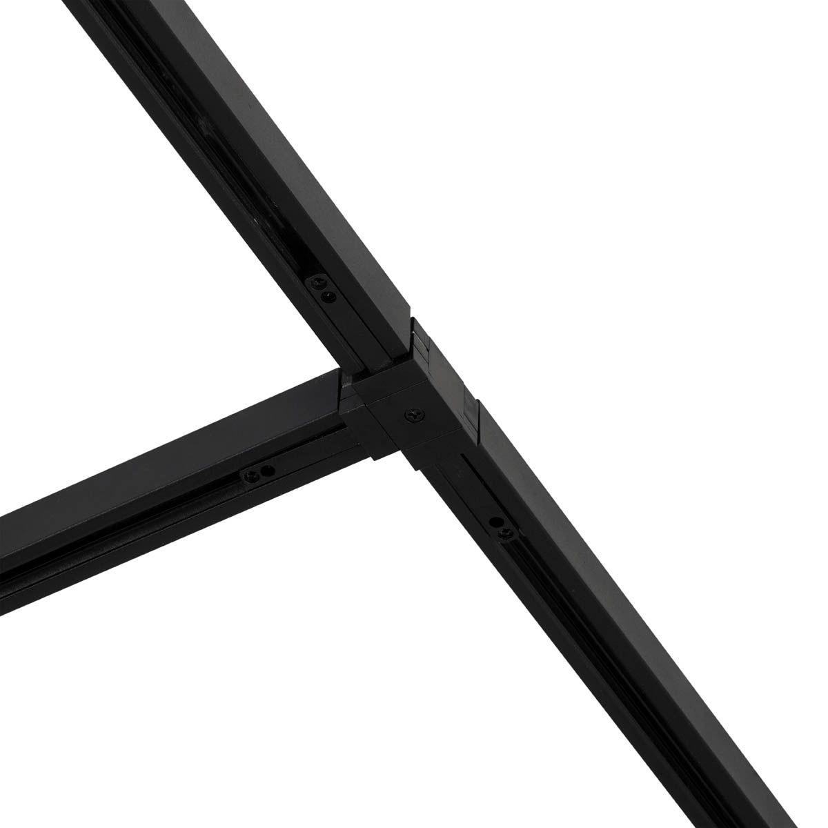 Modern railsysteem met 6 spots en 4 hanglampen zwart 1-fase - Slimline Uzzy Keno