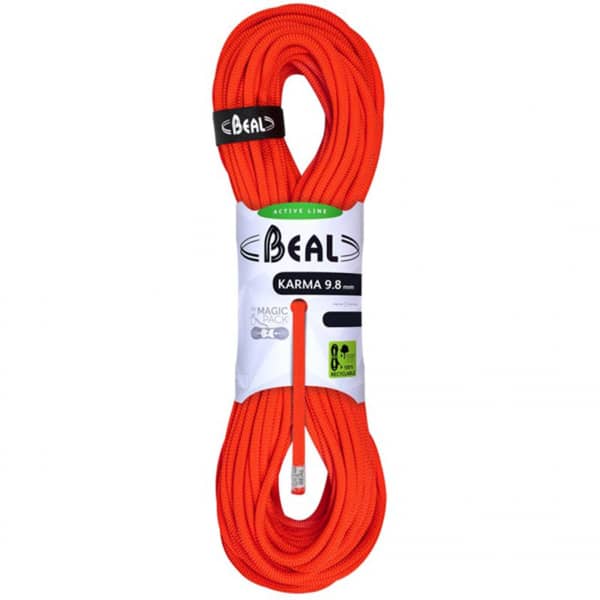 Corde alpinisme BEAL KARMA 9.8MM x 80M ORANGE